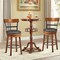 Set of 2 Swivel Counter Height Bar Stools Suitable for Bistro, Kitchen and More
